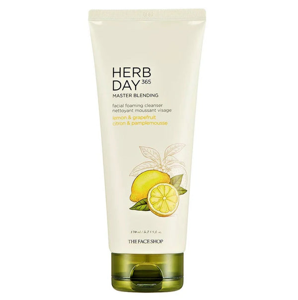 Herb Day 365 Master Blending Foaming Cleanser Lemon and Grapefruit - The Face Shop